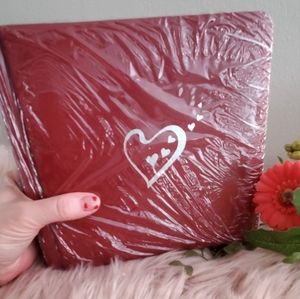 90s Creative Memories 8x8 album ~ Red with Hearts ~ Valentine Album
